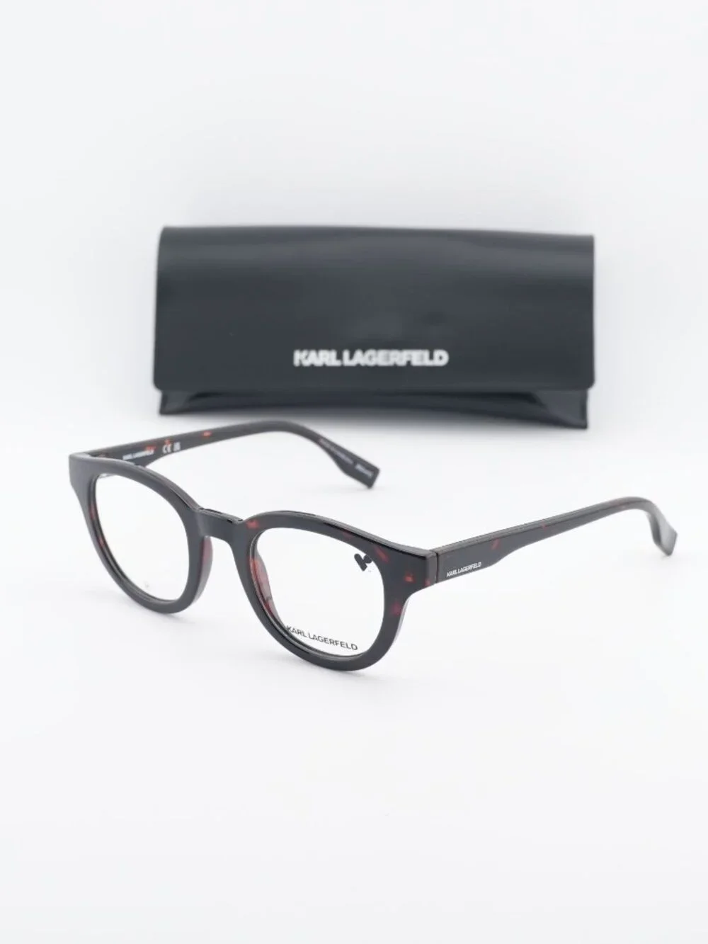 Karl Lagerfeld KL6177 240 Round 47mm Eyeglasses - Havana